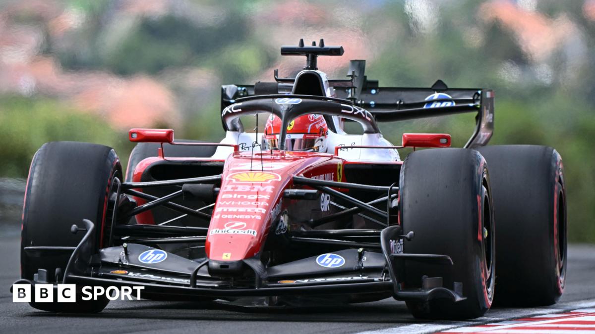 Hungarian Grand Prix: Charles Leclerc fastest as Lance Stroll's Aston Martin has suspension failure in first practice thumbnail