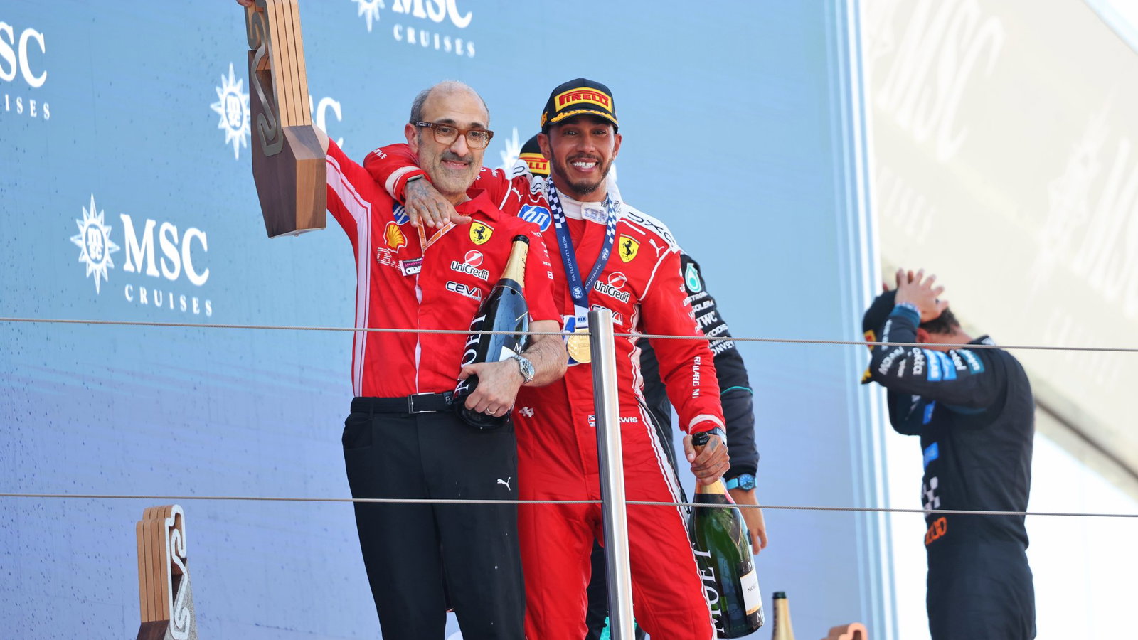 Future of Lewis Hamilton's F1 race engineer confirmed by Ferrari source thumbnail