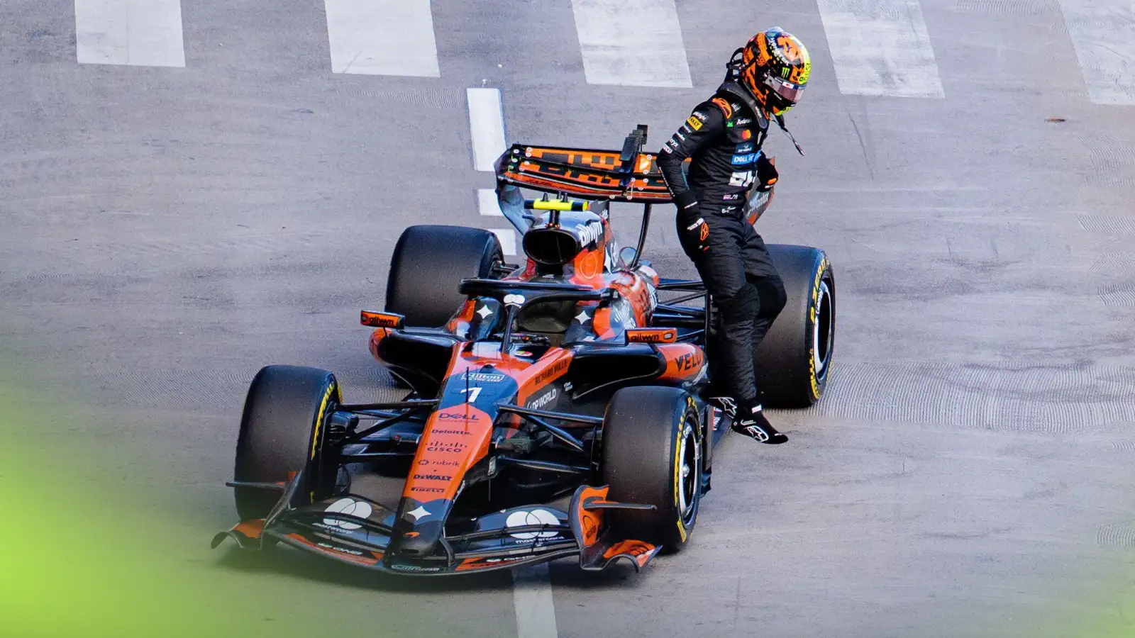 Lando Norris Monaco stoppage explained following McLaren curfew breach thumbnail