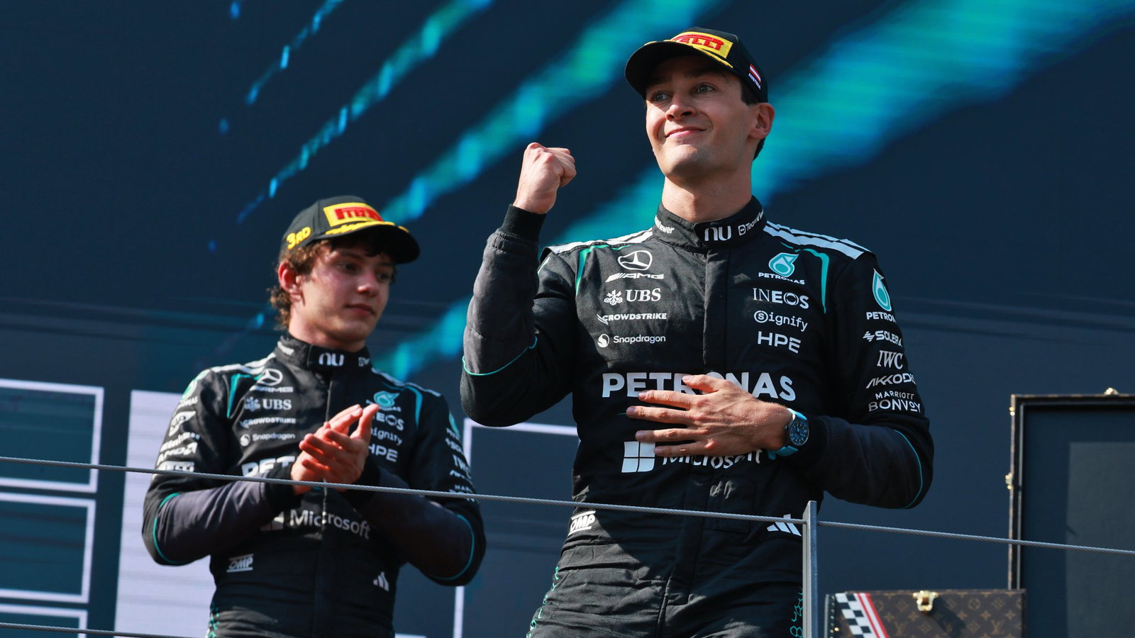 George Russell tipped to win "psychological battle" against F1 team-mate Kimi Antonelli thumbnail