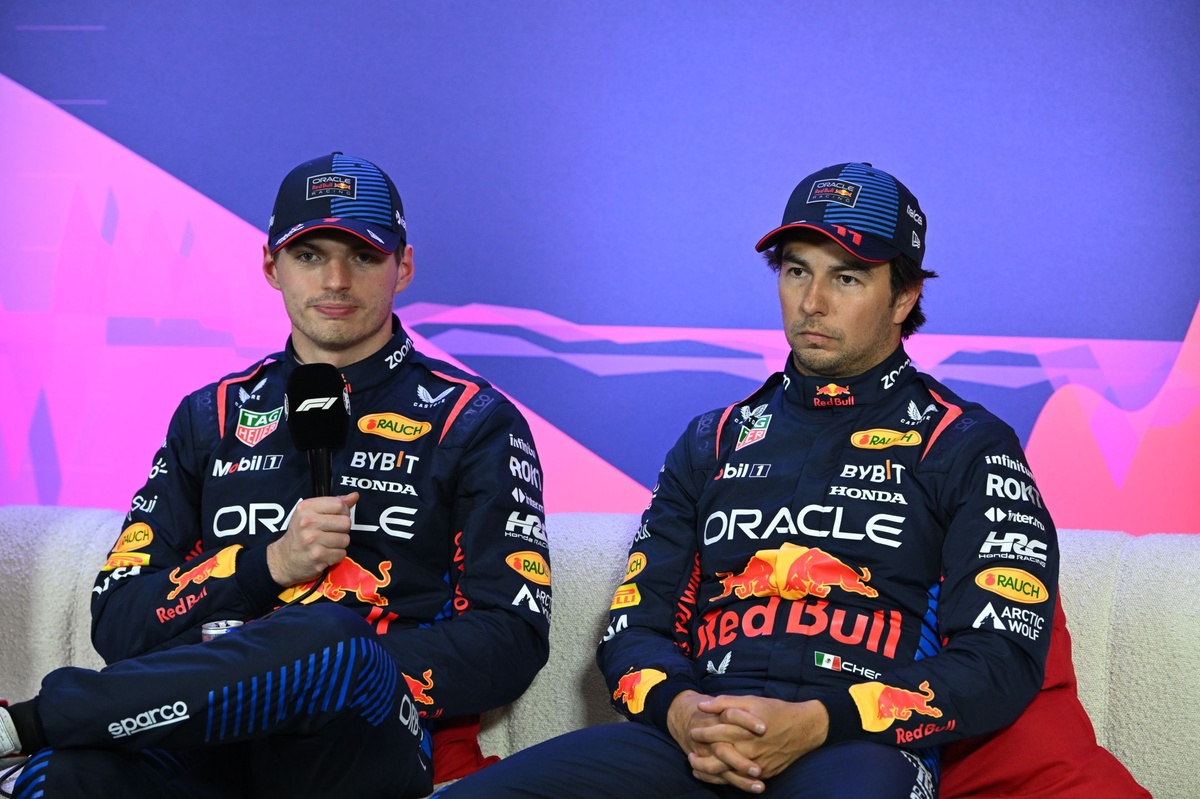 Sergio Perez reveals how Max Verstappen's "pure" leadership made him a faster F1 driver source thumbnail