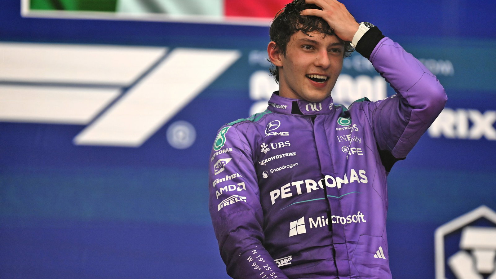 Why Wolff wants Mercedes to put the 'handbrake' on Antonelli F1 hype source thumbnail