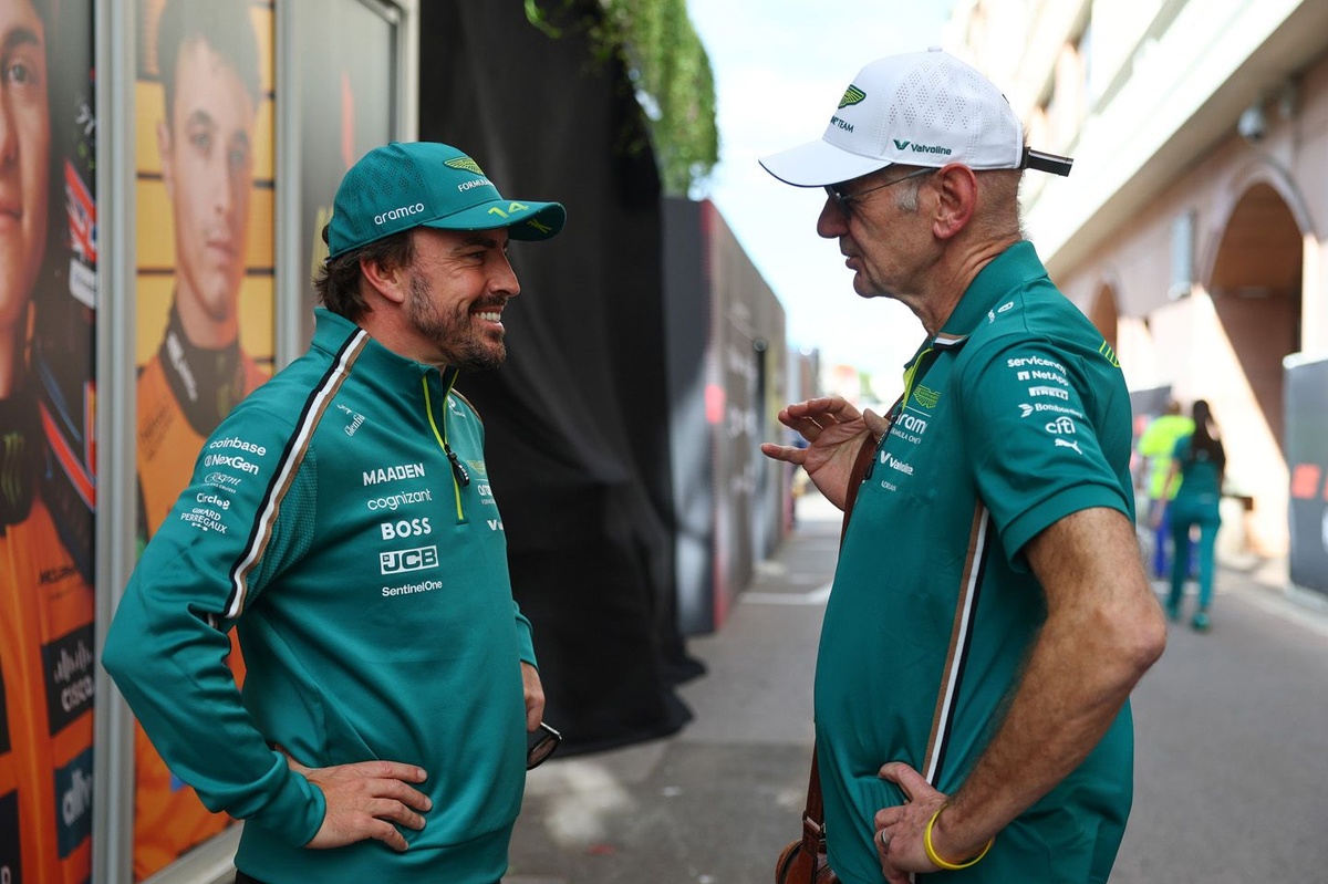 Adrian Newey hopes Aston Martin upgrades keep Fernando Alonso "in the cockpit for another season" source thumbnail