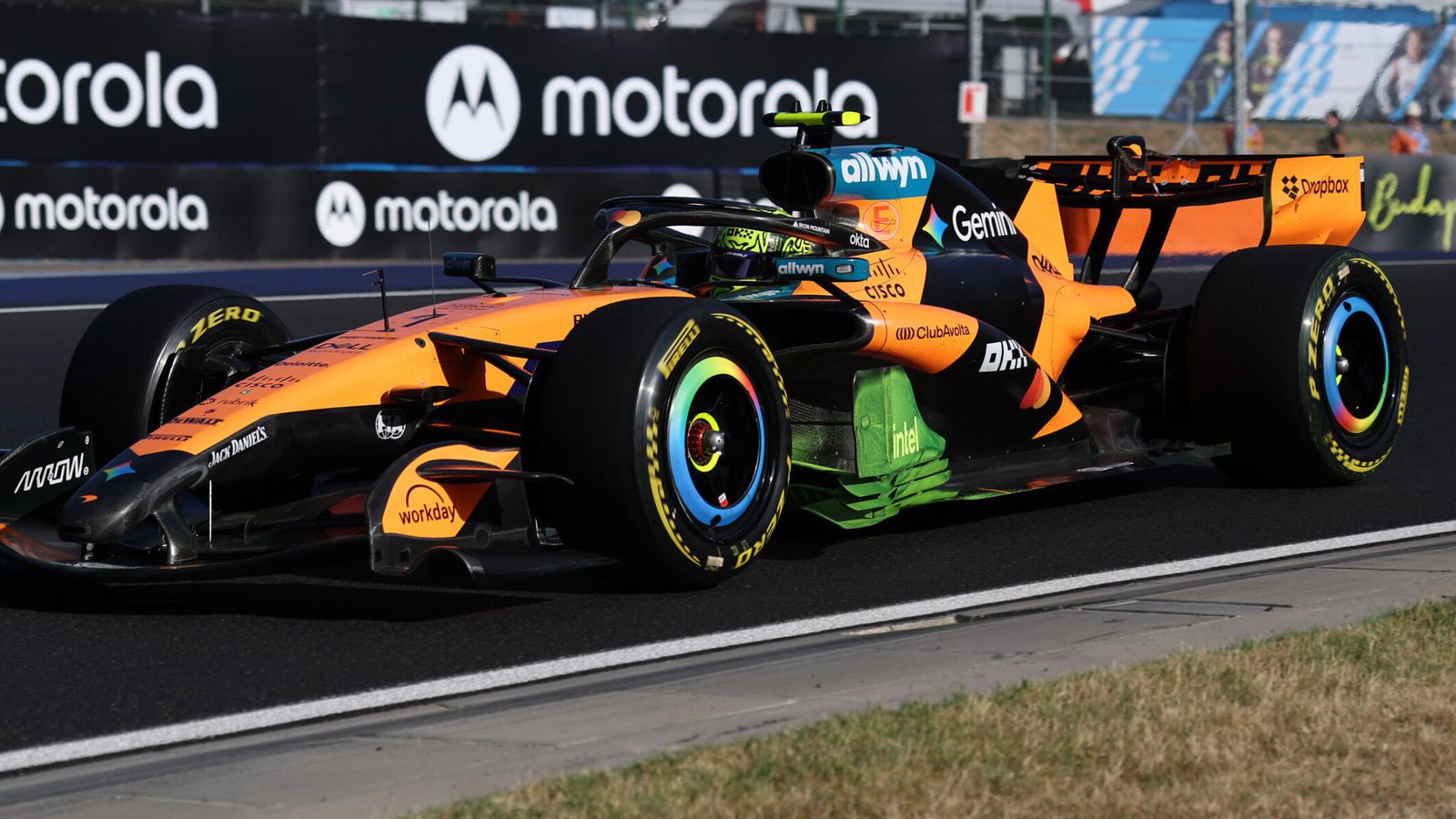 Norris puts upgraded McLaren on top from Hamilton in final practice thumbnail