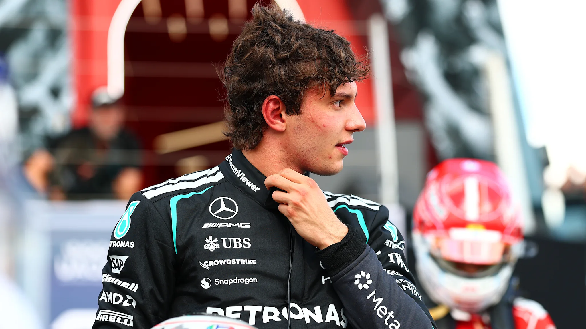 Why Antonelli was ‘a bit stressed' on Silverstone pole lap source thumbnail