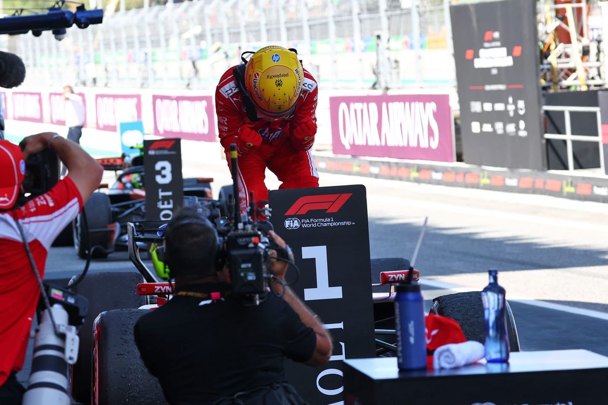 What Hamilton's first Ferrari GP win means for F1 - our verdict thumbnail