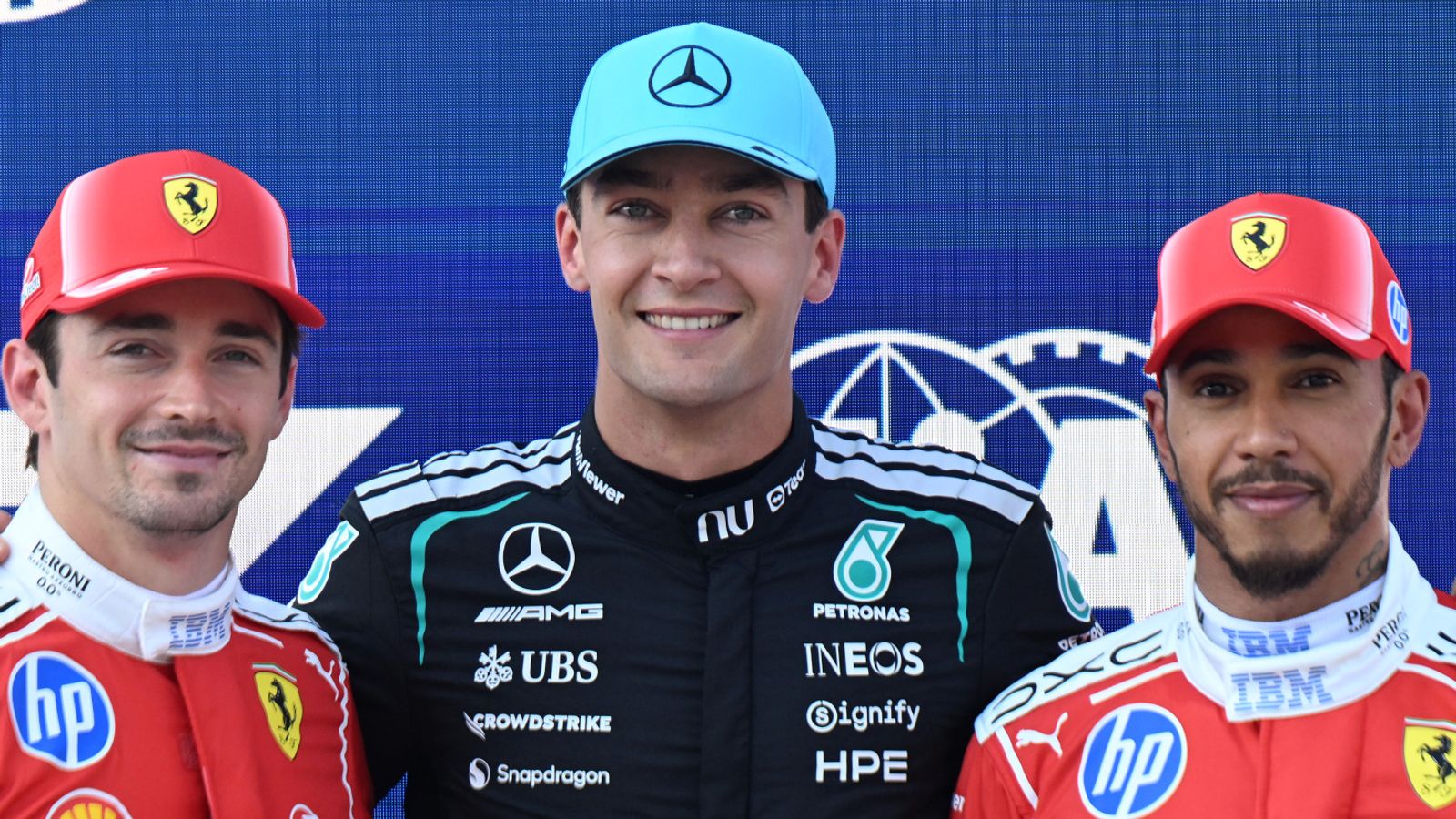 Austrian GP: Russell on pole from Leclerc, Hamilton with heat set to be an issue LIVE! thumbnail