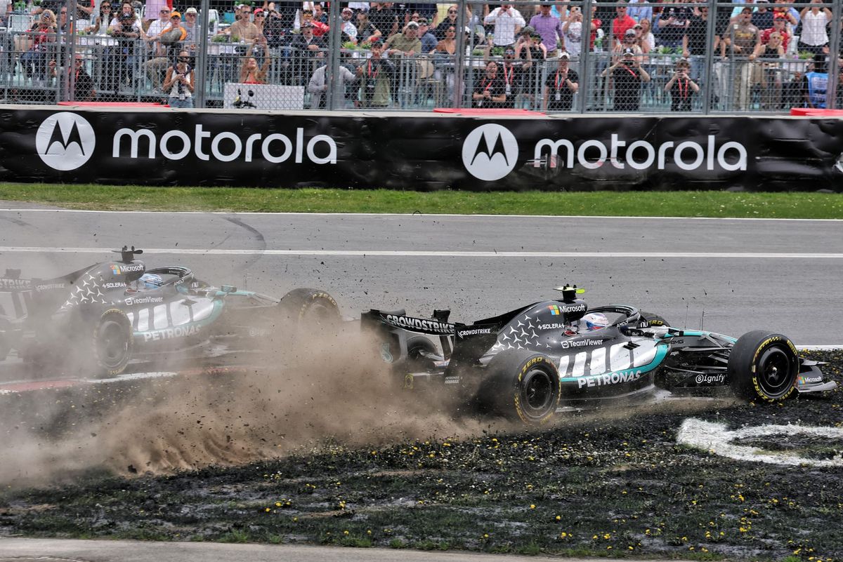 Russell and Antonelli tensions erupt in fraught Canada sprint thumbnail