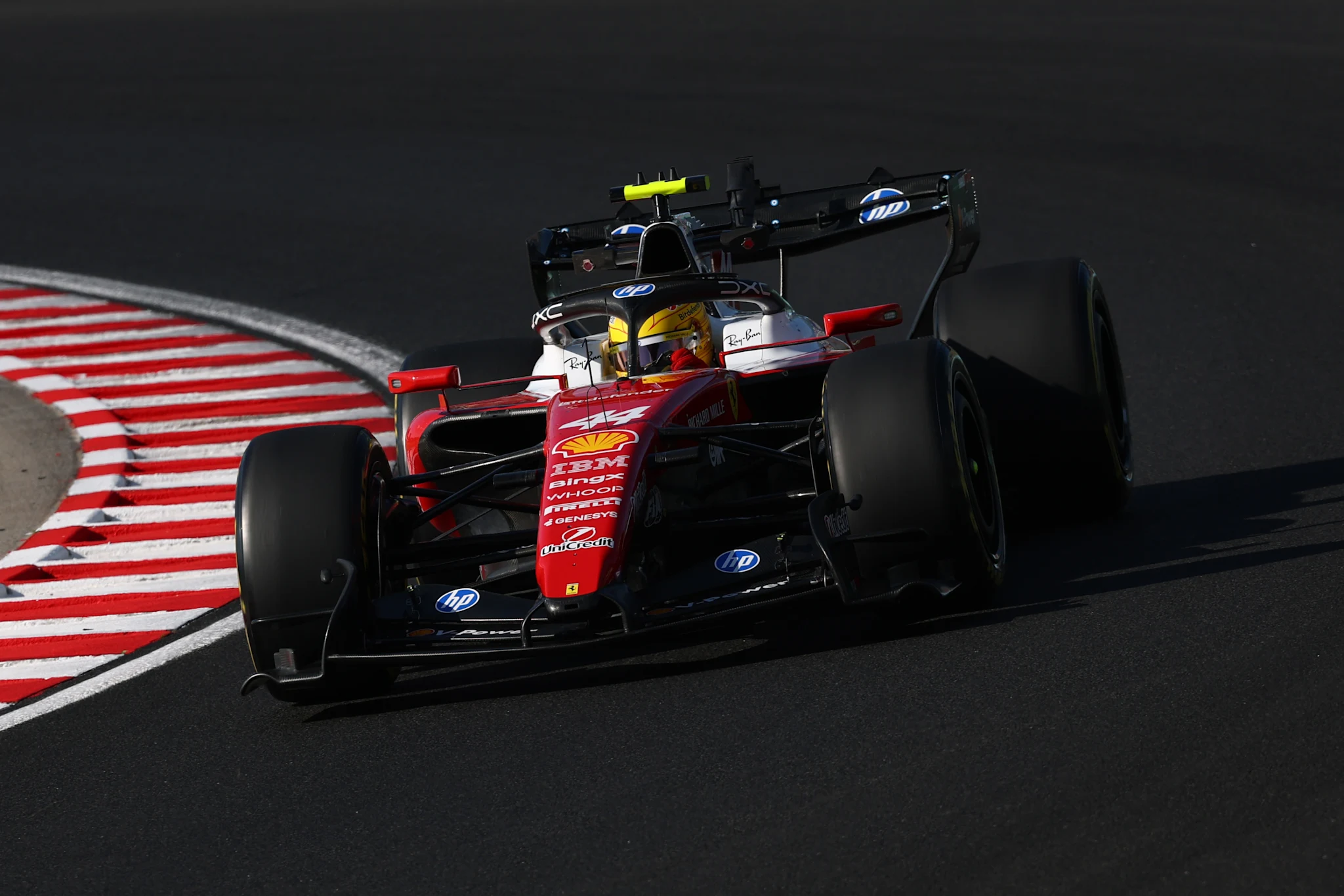 Hamilton beats Leclerc to top spot during FP2 in Hungary thumbnail