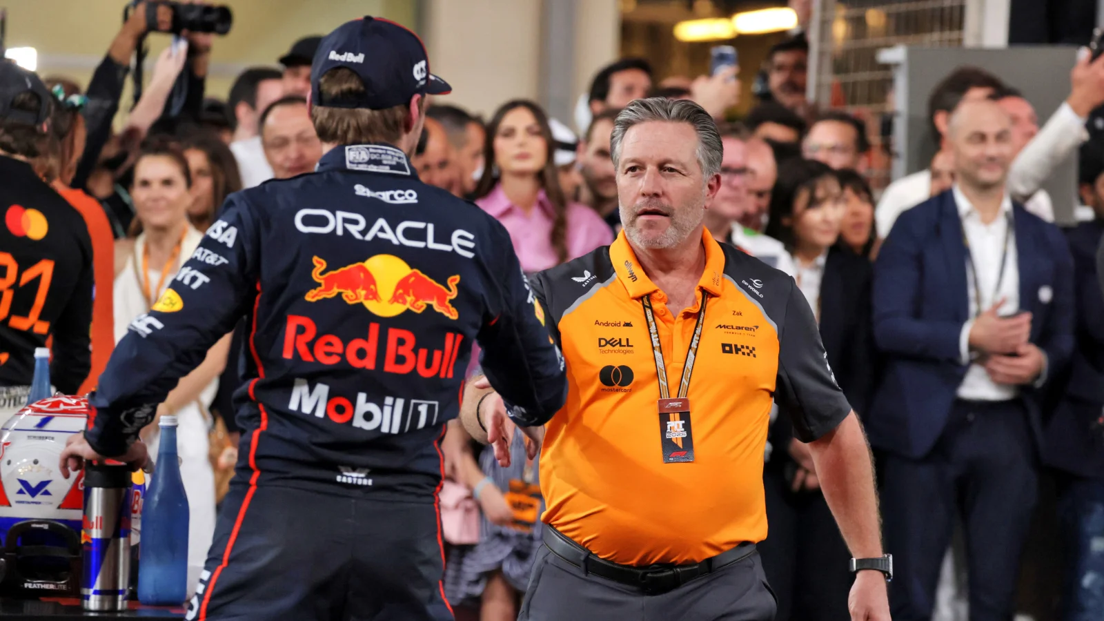 Zak Brown shuts down Max Verstappen to McLaren rumours with ‘banana skin' scenario thumbnail