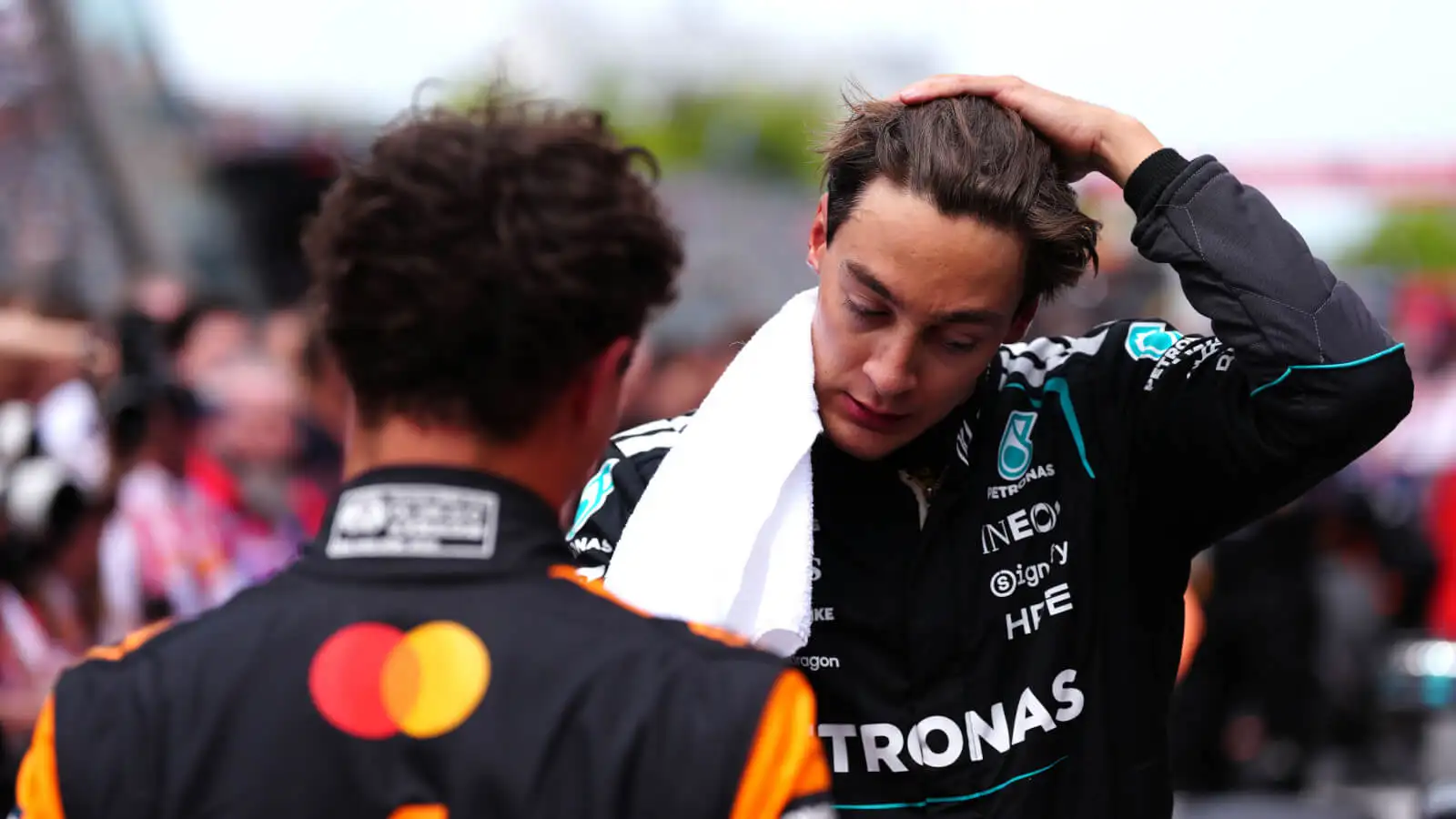 Lando Norris delivers blunt verdict after George Russell's driving style concerns source thumbnail