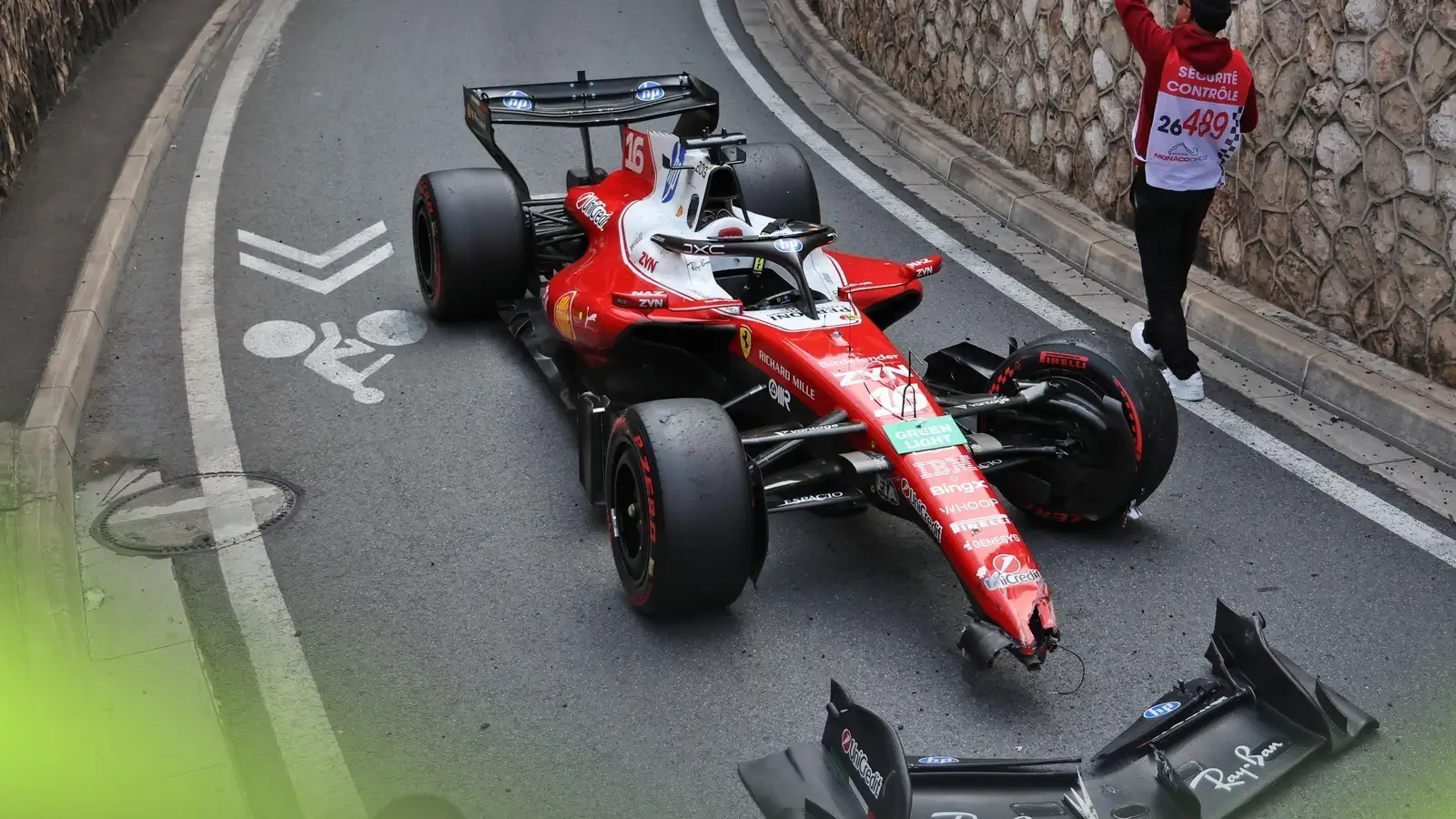 Charles Leclerc confirms Ferrari brakes configuration change after Monaco crash thumbnail
