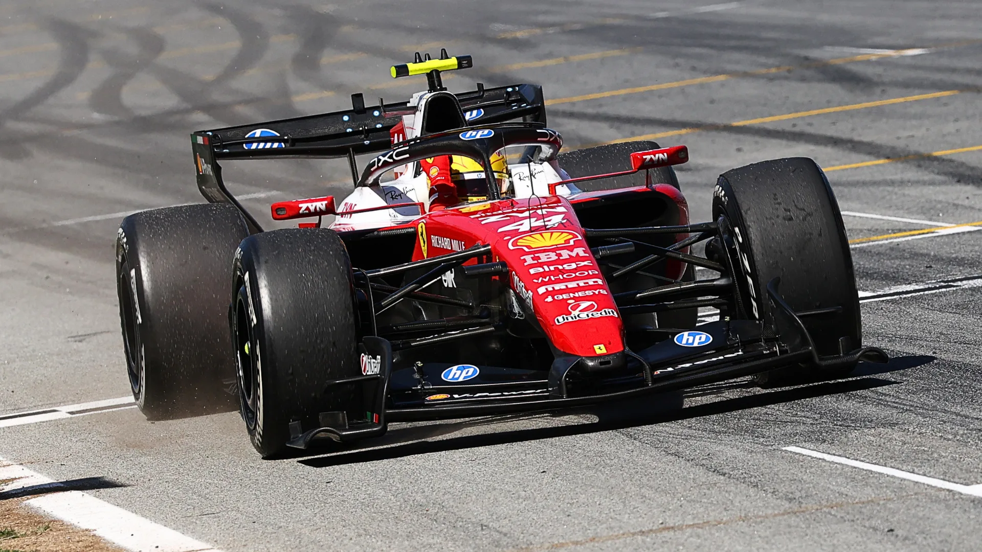 The key components to Hamilton's famous first Ferrari win thumbnail