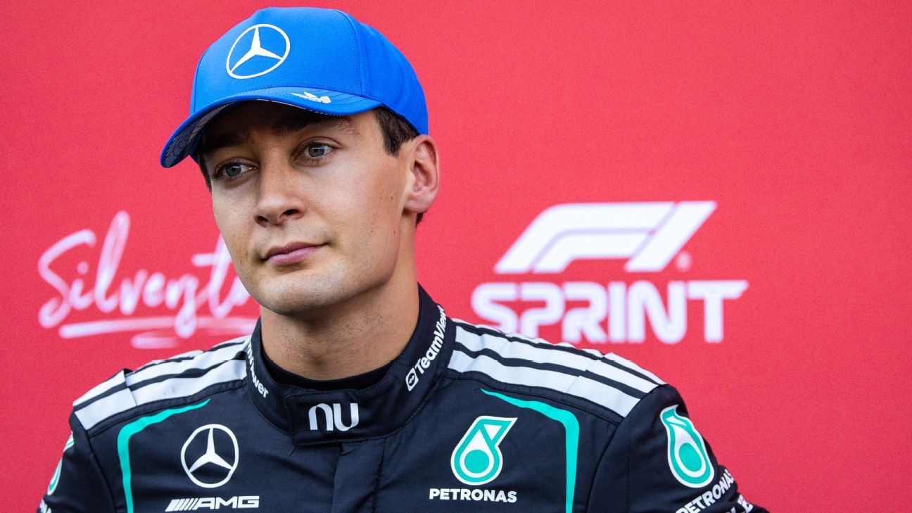 George Russell baffled by Ferrari pace at British GP: 'Some things aren't quite making sense' thumbnail