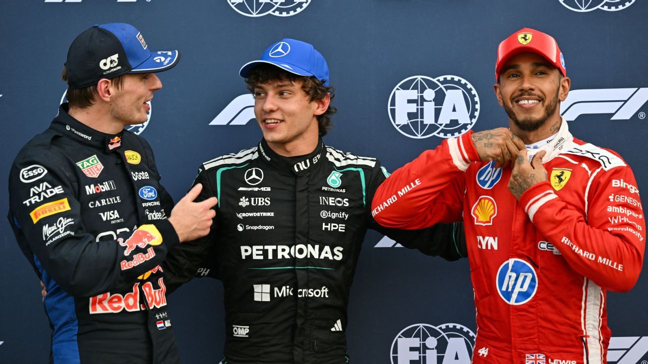 F1 title race: Can Lewis Hamilton, Max Verstappen or anyone stop Kimi Antonelli? Contenders assessed thumbnail