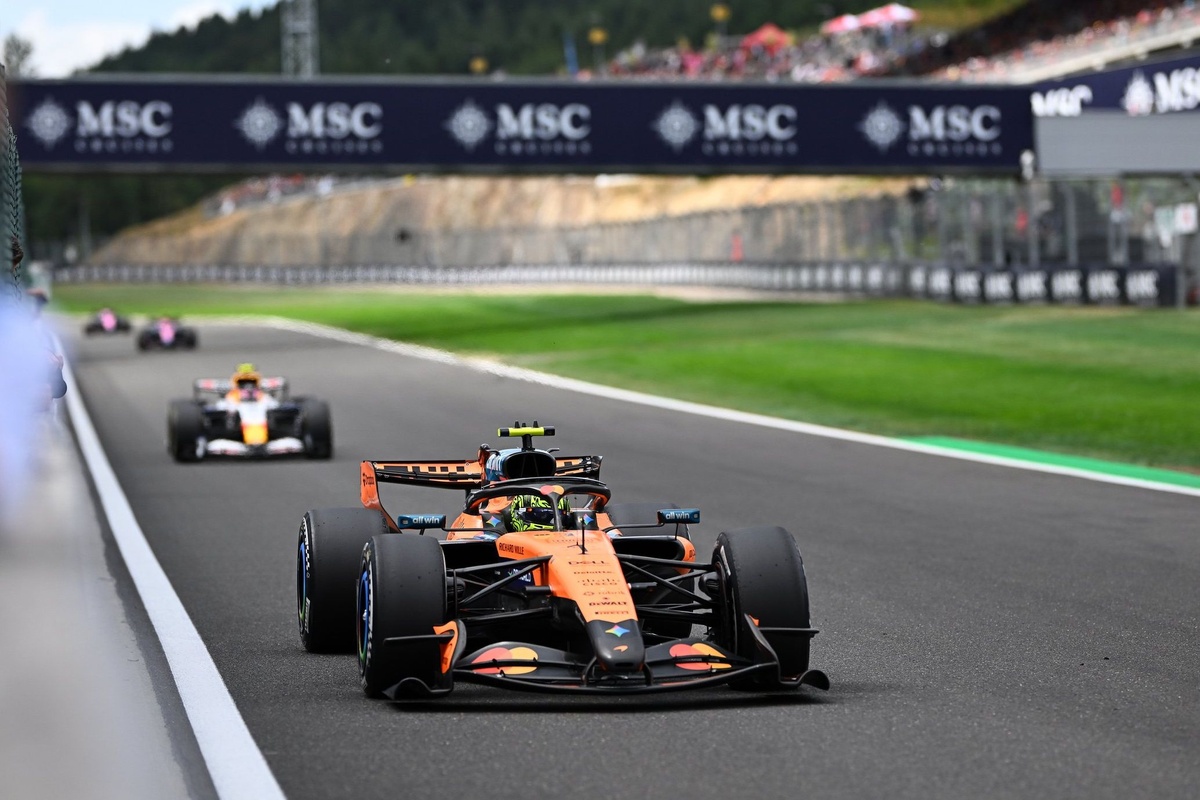 McLaren: Lando Norris had outright pace for second in F1 Belgian GP source thumbnail