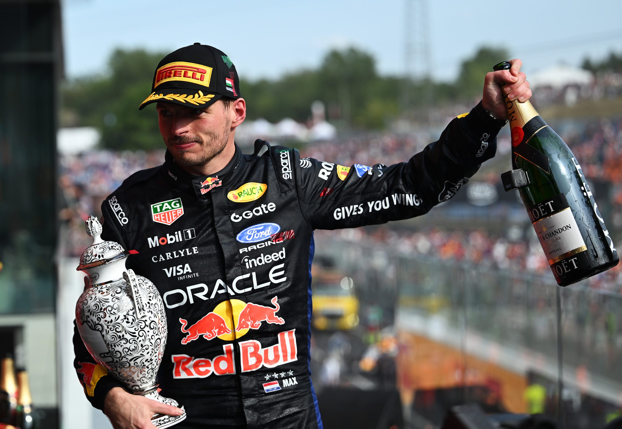 Verstappen surprised by Hungary podium, but âworked hard for it' thumbnail