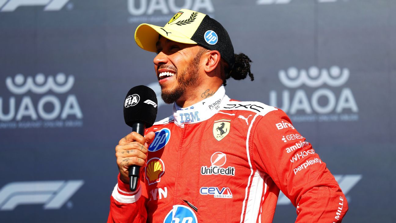 Lewis Hamilton on sprint pole at British Grand Prix: 'This is an amazing surprise' thumbnail