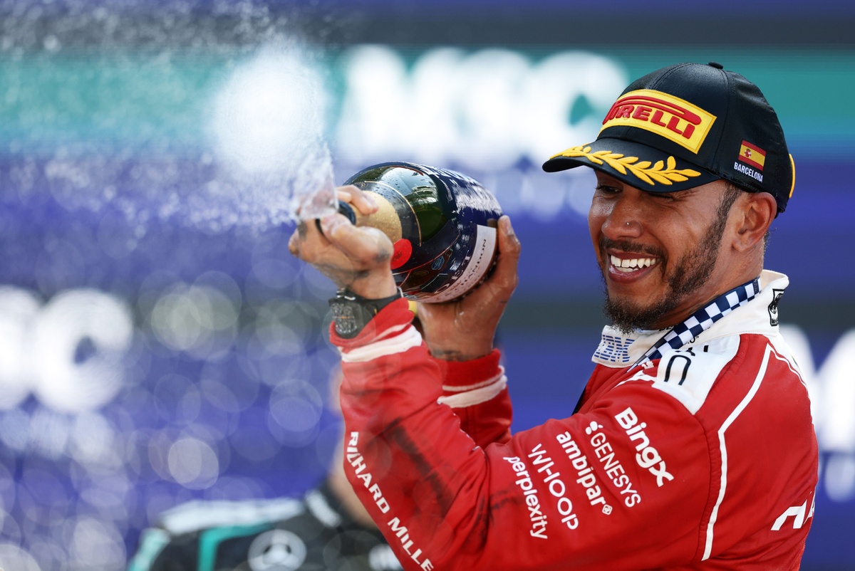 The crazy stats from Lewis Hamilton's Barcelona GP triumph and his first win for Ferrari thumbnail