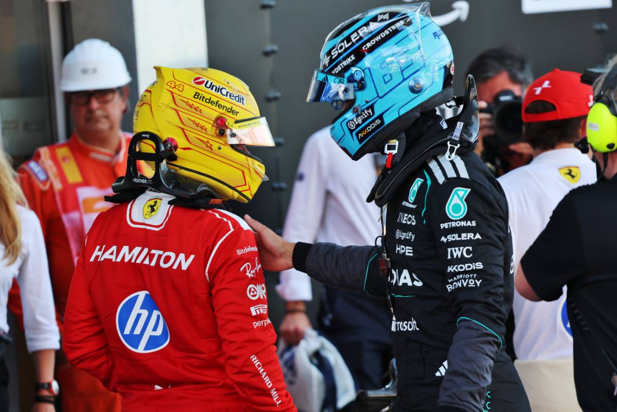 Russell: Hamilton ‘is going to be a real threat' in title battle source thumbnail