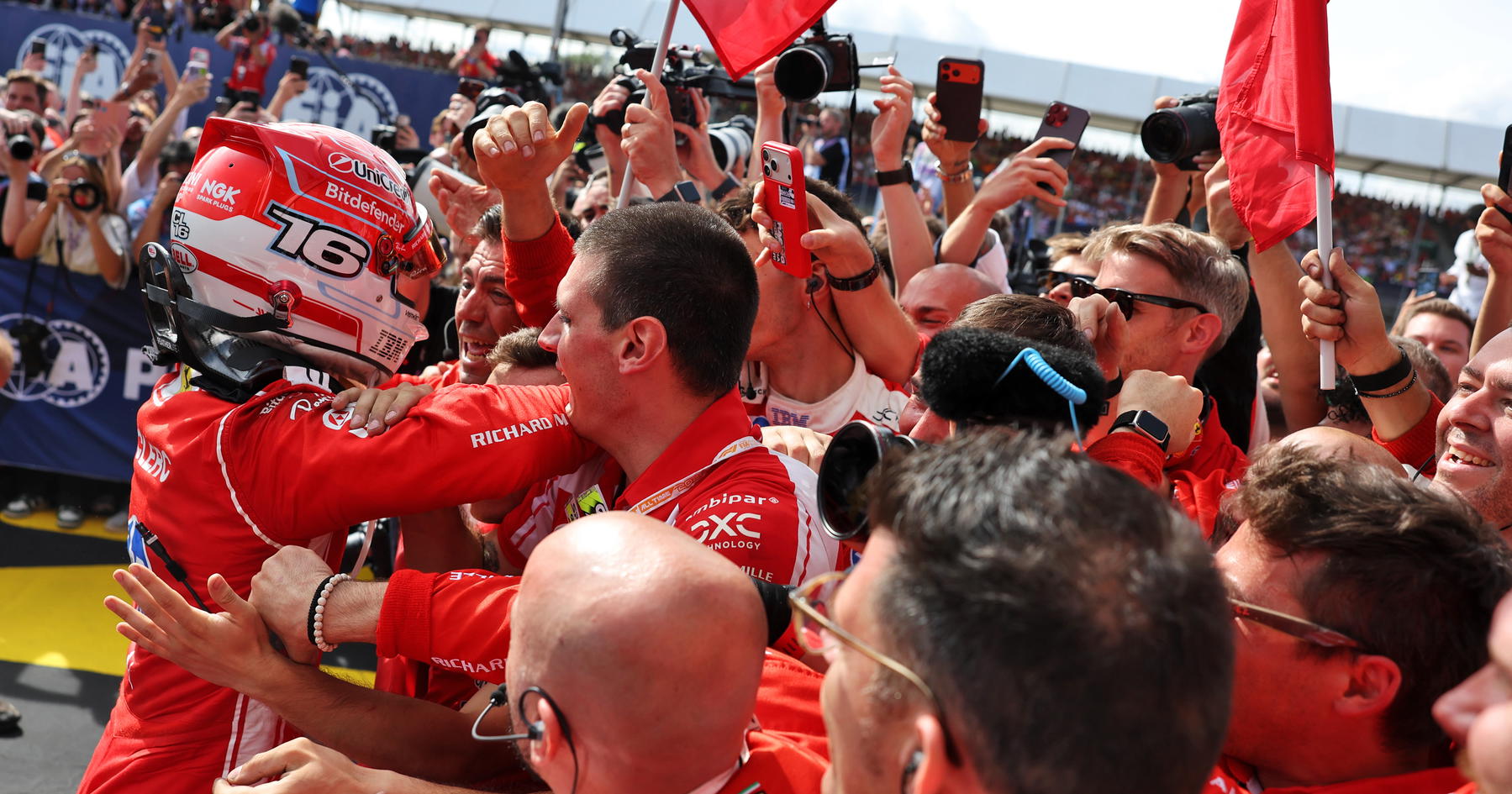 Charles Leclerc earns landmark success for Ferrari - 75 years in the making thumbnail