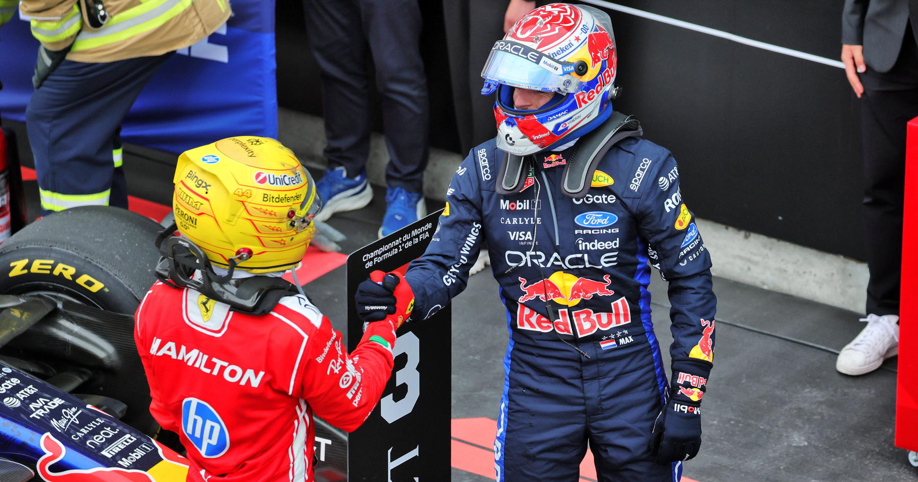 Lewis Hamilton relief after intense Max Verstappen 'hunt': 'Thank God' source thumbnail