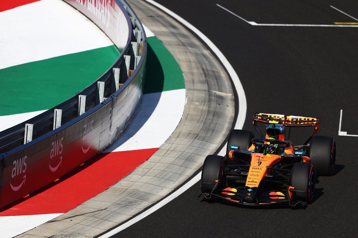 F1 Hungarian GP: Lando Norris edges Lewis Hamilton in final Hungaroring practice thumbnail