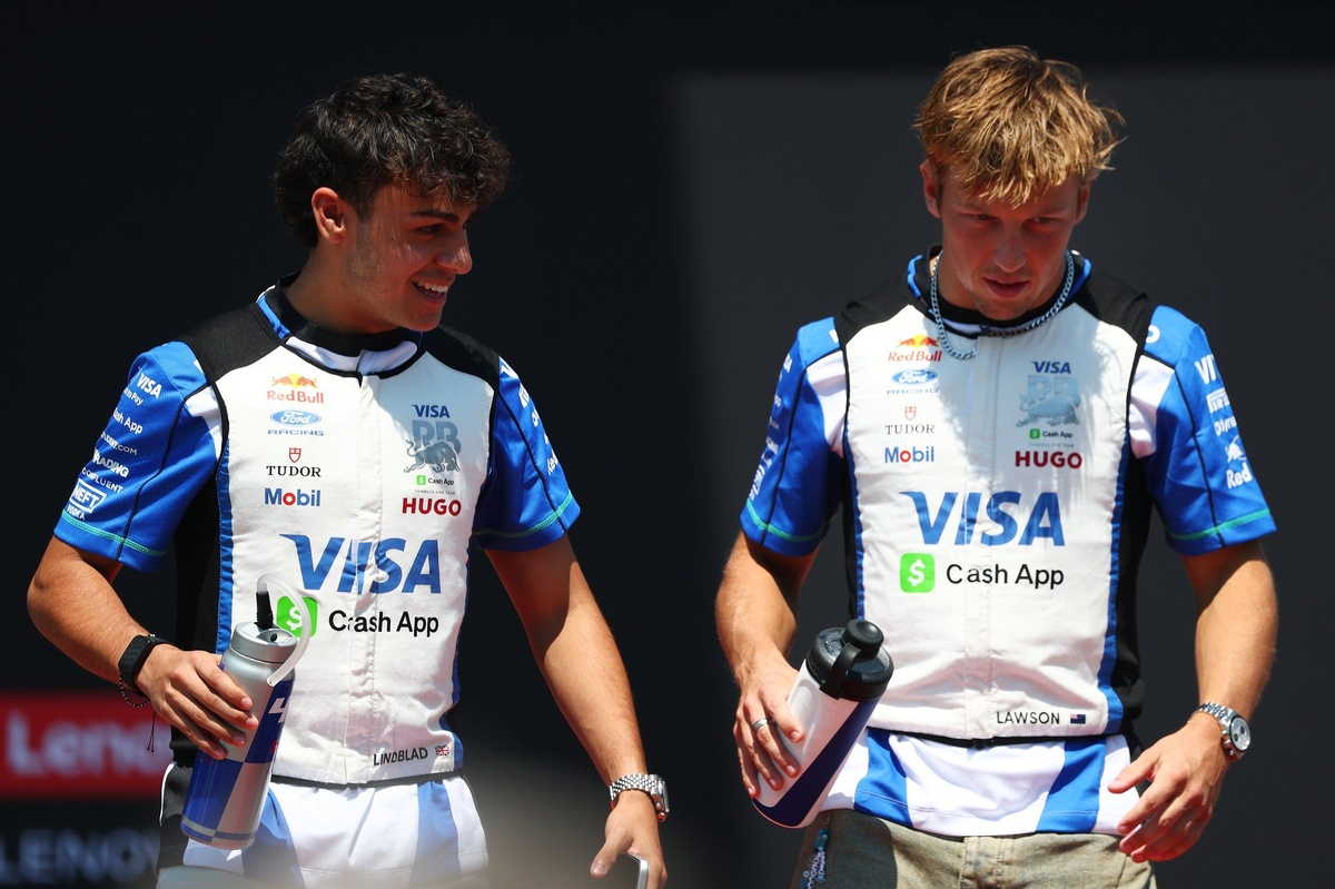Racing Bulls drivers fought hard at Spa, then shared an EasyJet flight home - what did they talk about? thumbnail