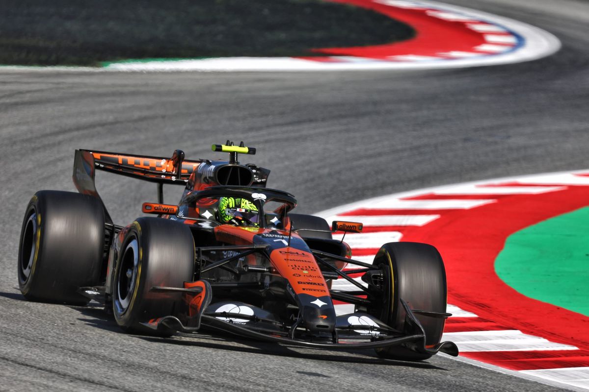 McLaren back on the pace as Norris heads Russell in Barcelona FP2 thumbnail