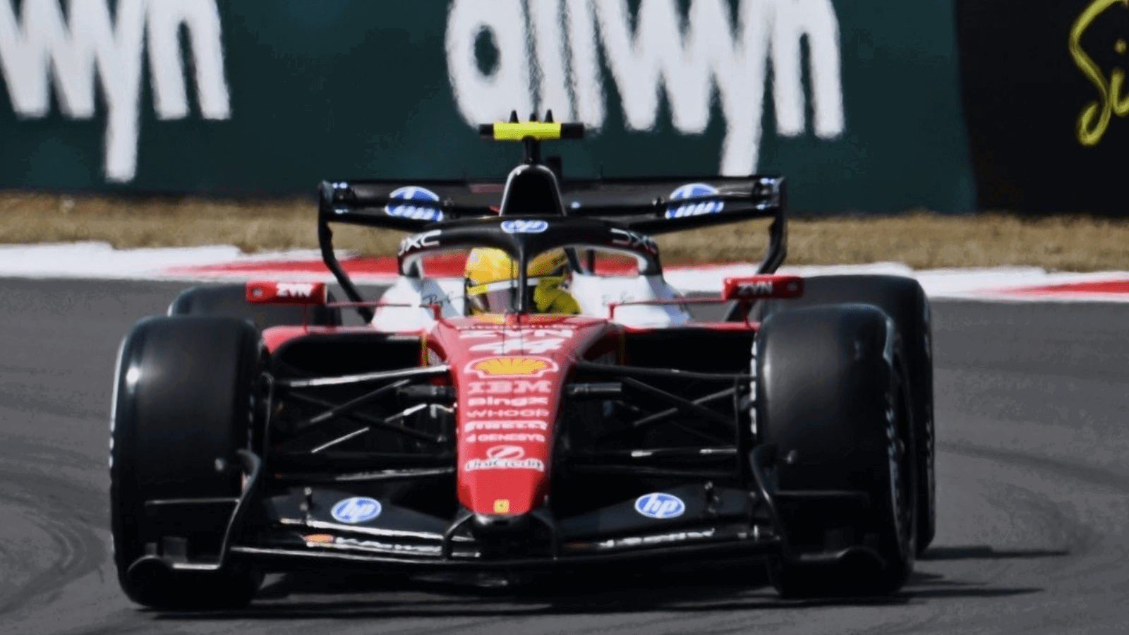 Hamilton fastest in sole Silverstone F1 practice, McLaren struggle thumbnail