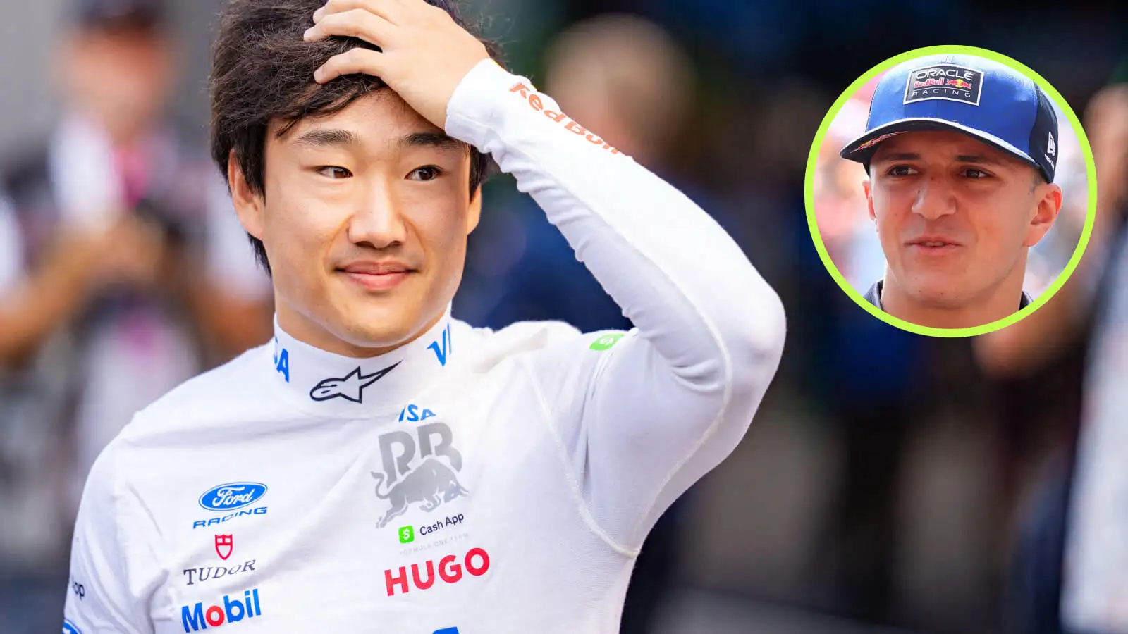 Isack Hadjar delivers classy three-word reply to Yuki Tsunoda after injury setback thumbnail