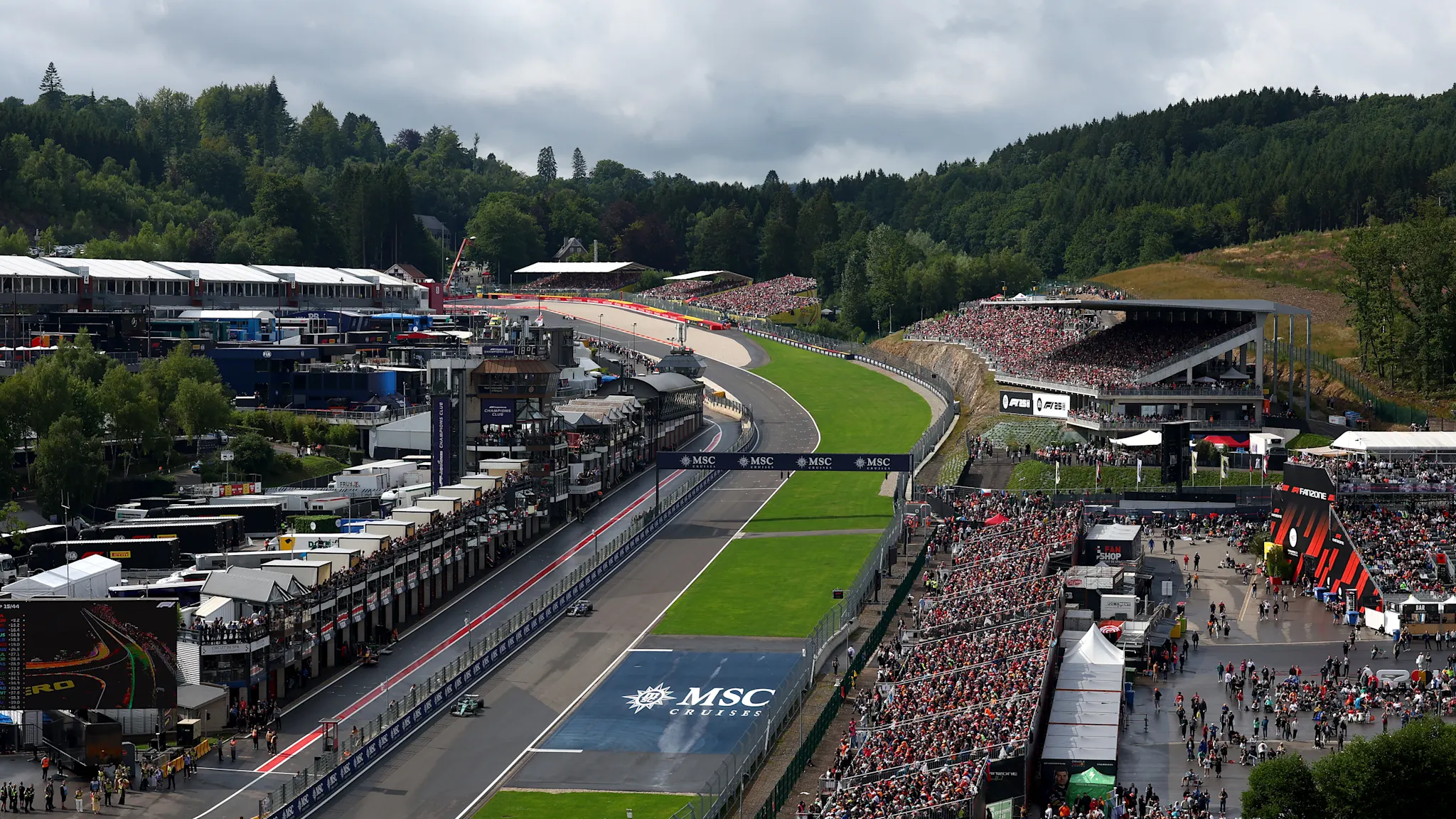 What is the weather forecast for the Belgian Grand Prix? source thumbnail