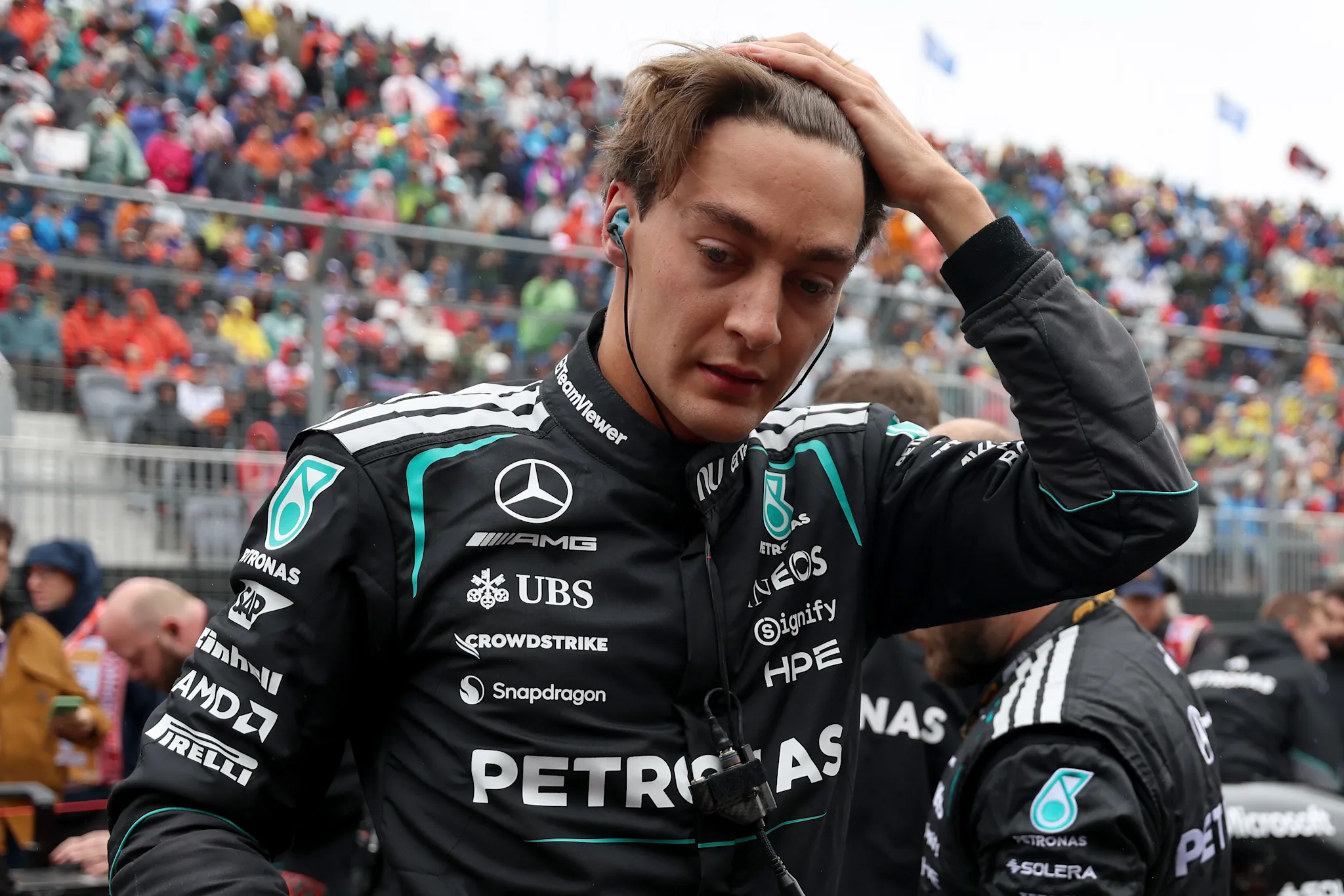 Mercedes reveal exact cause of Russell's Canada DNF source thumbnail
