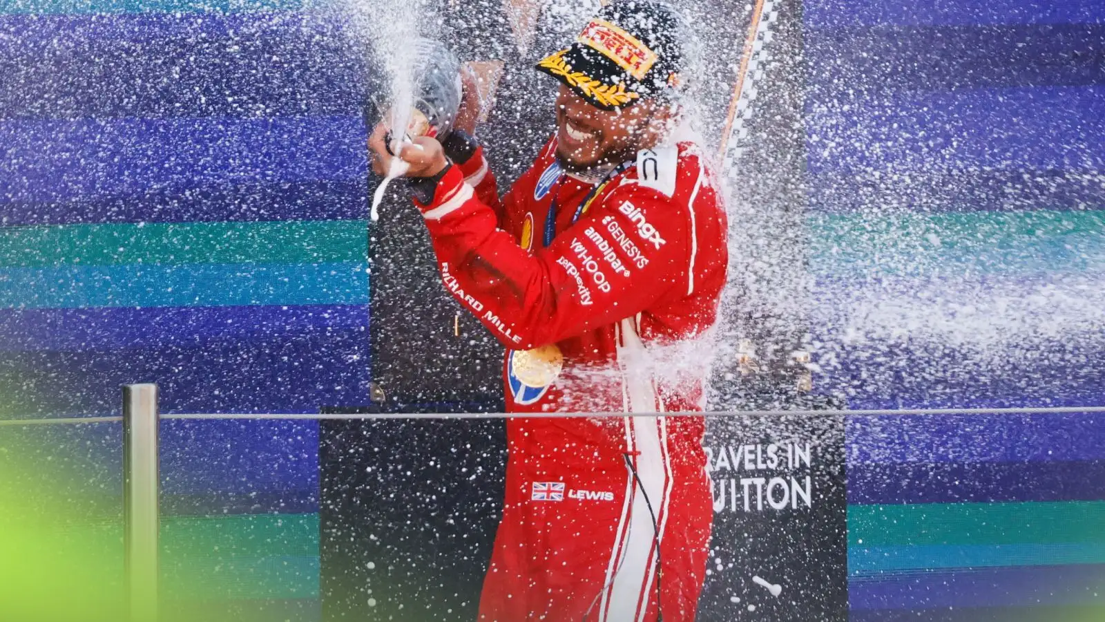 Russell on Hamilton becoming a real threat after Ferrari win thumbnail