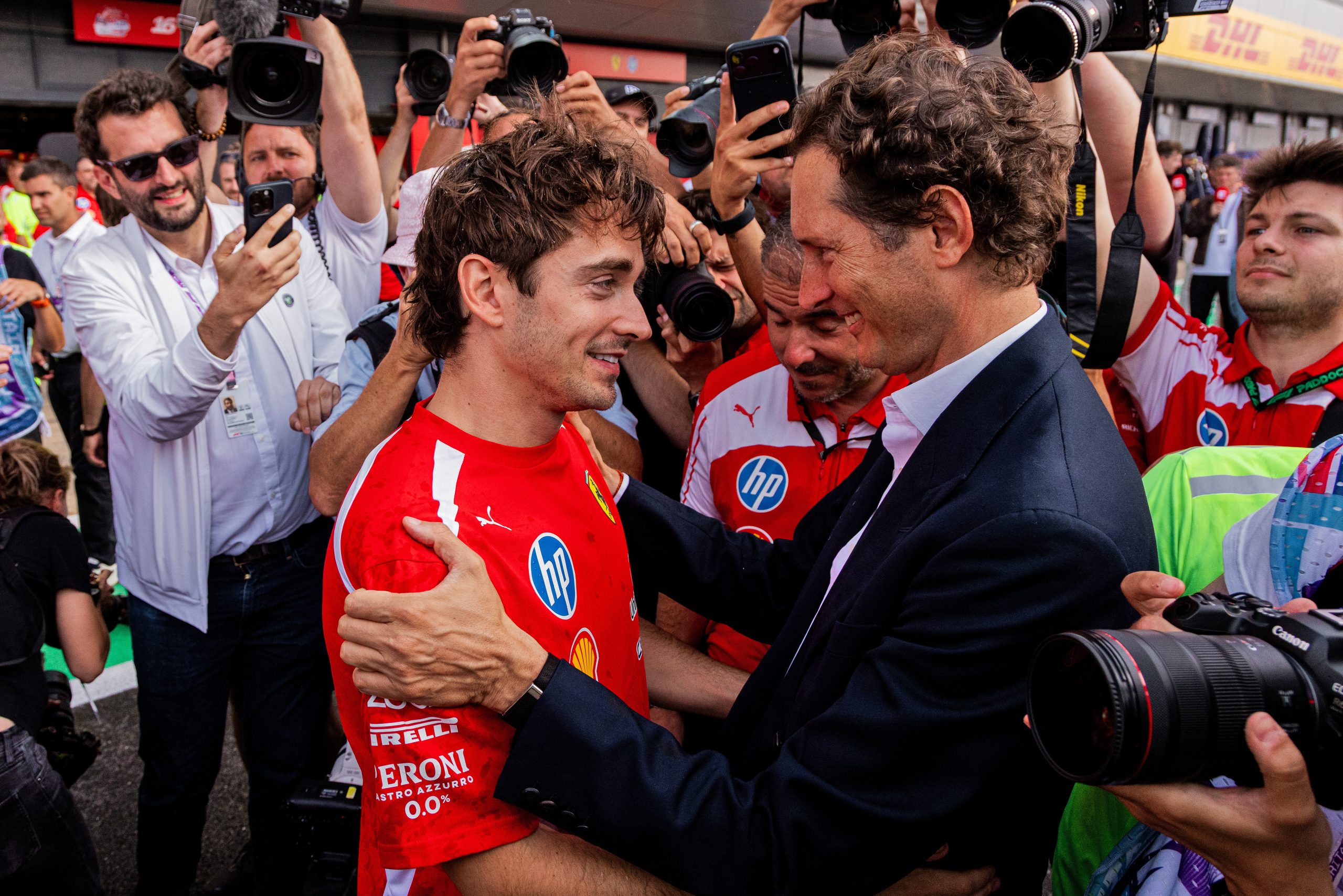 Elkann salutes Ferrari's 250th GP win: ‘Great things happen’ thumbnail