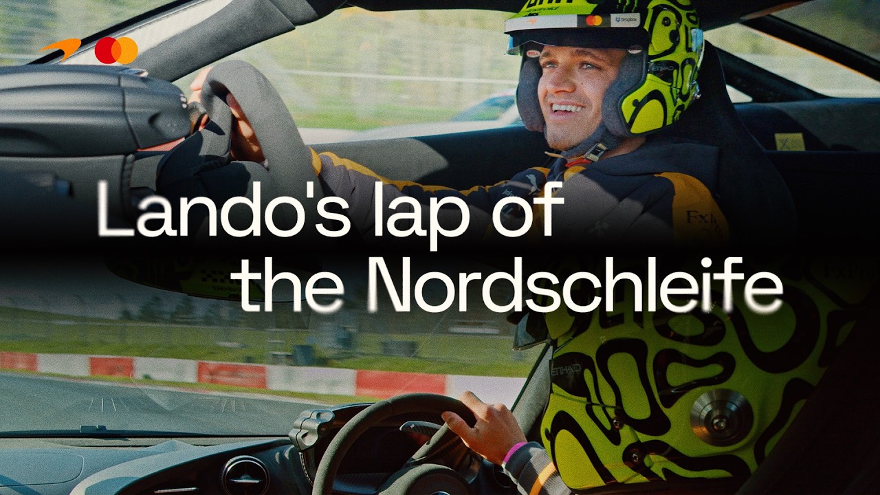 Lando Norris' first lap of the Nordschleife | McLaren Racing thumbnail