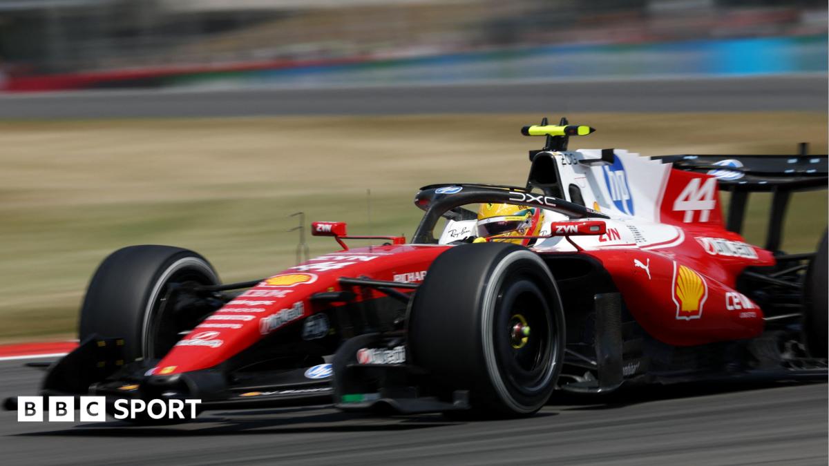 British Grand Prix: Lewis Hamilton fastest in only Silverstone practice session thumbnail