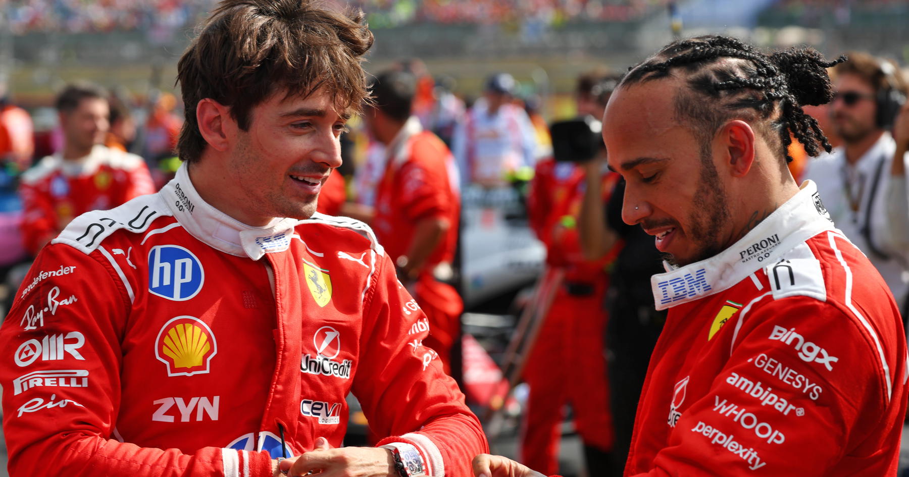 Charles Leclerc and Lewis Hamilton locked in closest F1 team-mate duel thumbnail