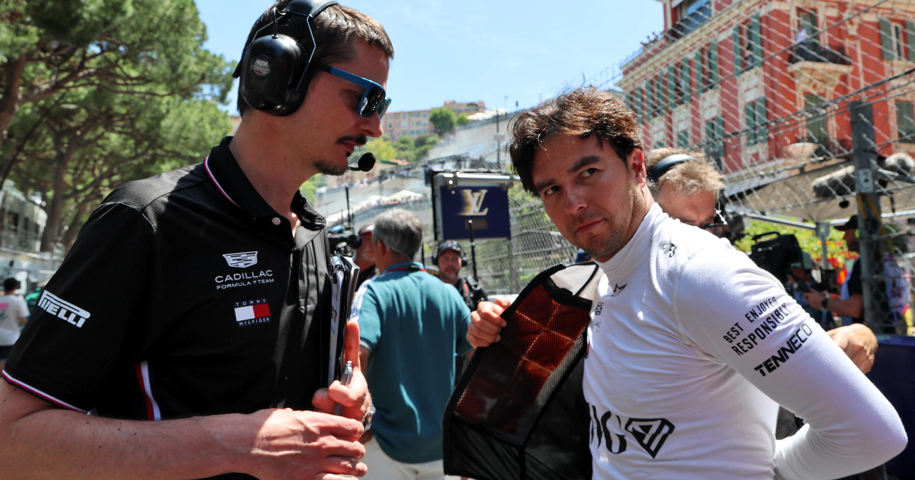 Sergio Perez hit with heavy Monaco penalty as George Russell let off thumbnail