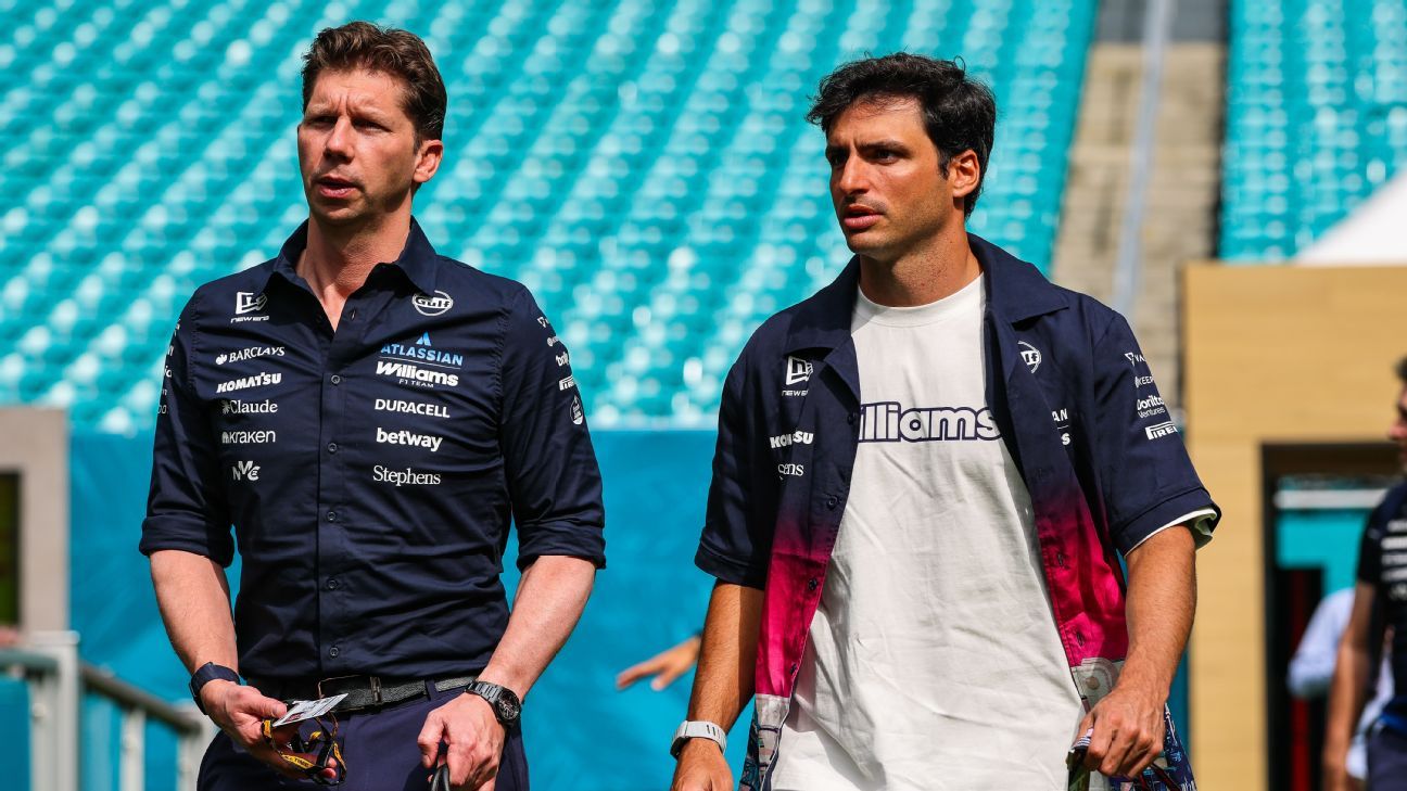 Williams boss James Vowles backs long-term plan for Carlos Sainz: 'No other debate about it' source thumbnail