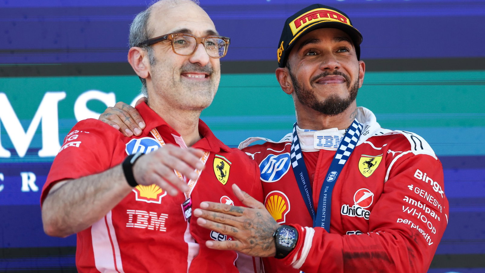 Who is Carlo Santi? The voice behind Lewis Hamilton's first Ferrari triumph thumbnail