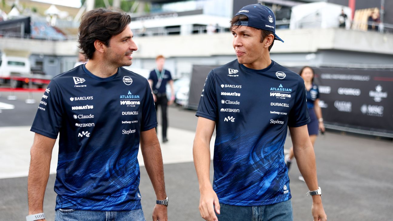 Carlos Sainz and Alex Albon reveal motivations for Williams contract extensions thumbnail