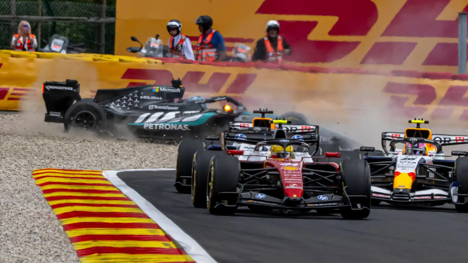 Hamilton disagrees with FIA penalty as Russell backs Ferrari driver source thumbnail