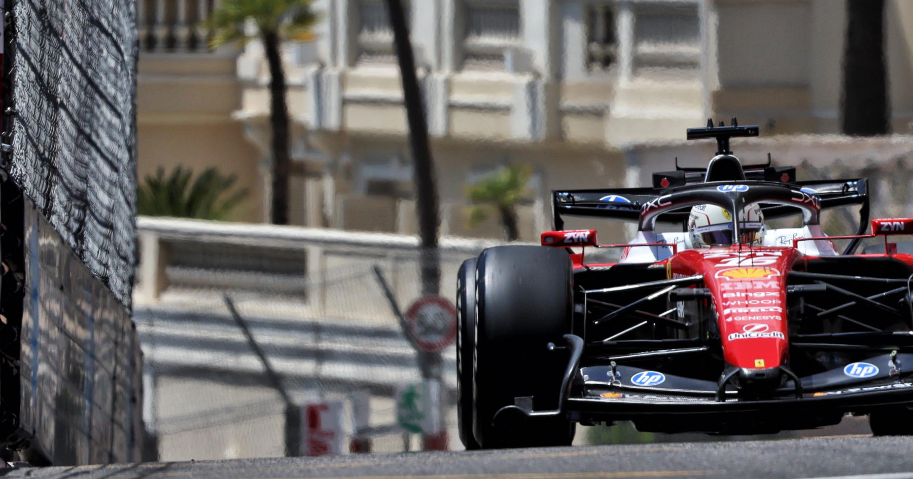 Charles Leclerc underlines Ferrari Monaco threat as Red Bull suffer FP1 crash thumbnail
