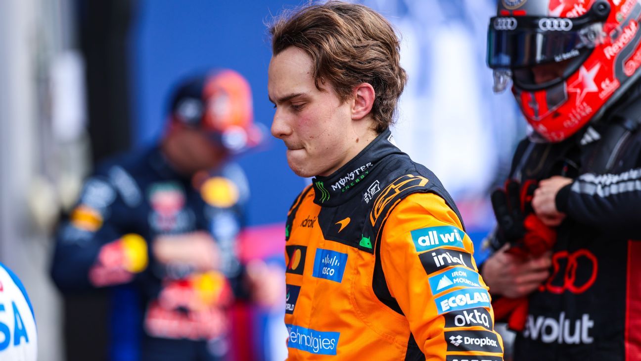 Oscar Piastri frustrated over grid being 'decided by computers behaving or misbehaving' thumbnail