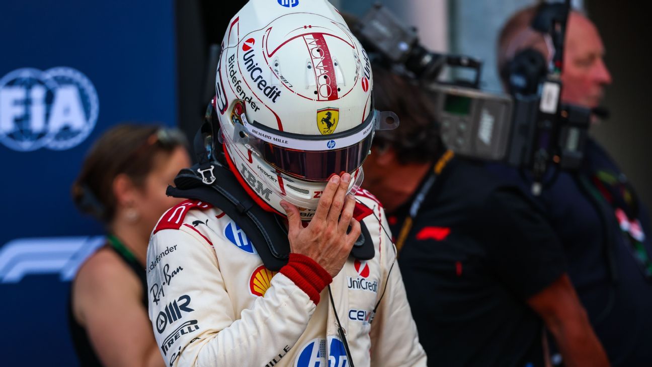 Monaco GP: Ferrari's Charles Leclerc puts pole lap error down to 'dirty air' thumbnail