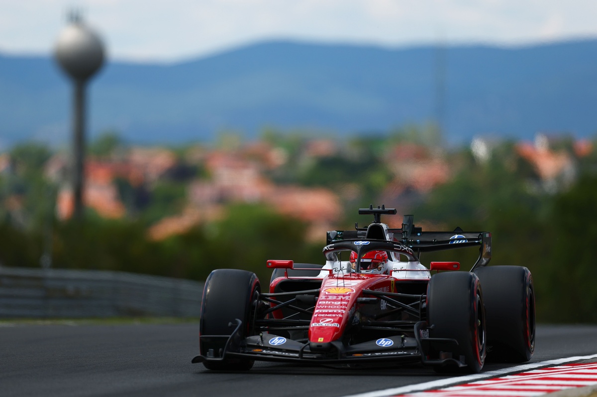 F1 Hungarian GP: Charles Leclerc tops FP1 as Lance Stroll brings out red flags thumbnail
