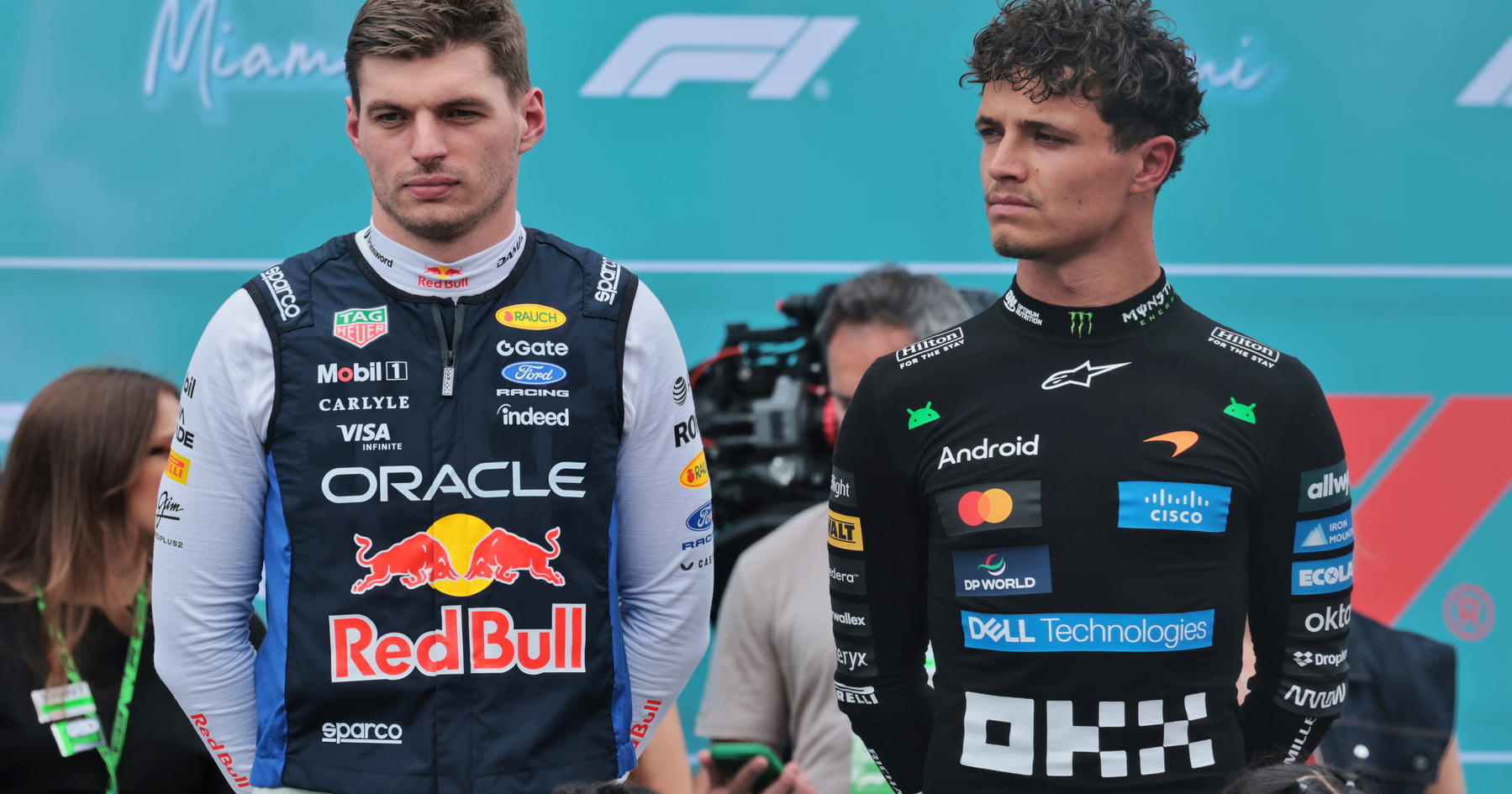 Lando Norris hits back at major Max Verstappen to McLaren talks attention thumbnail