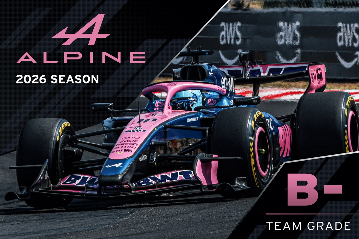 F1 2026 mid-season grades: Alpine makes great strides but struggles to maintain momentum thumbnail