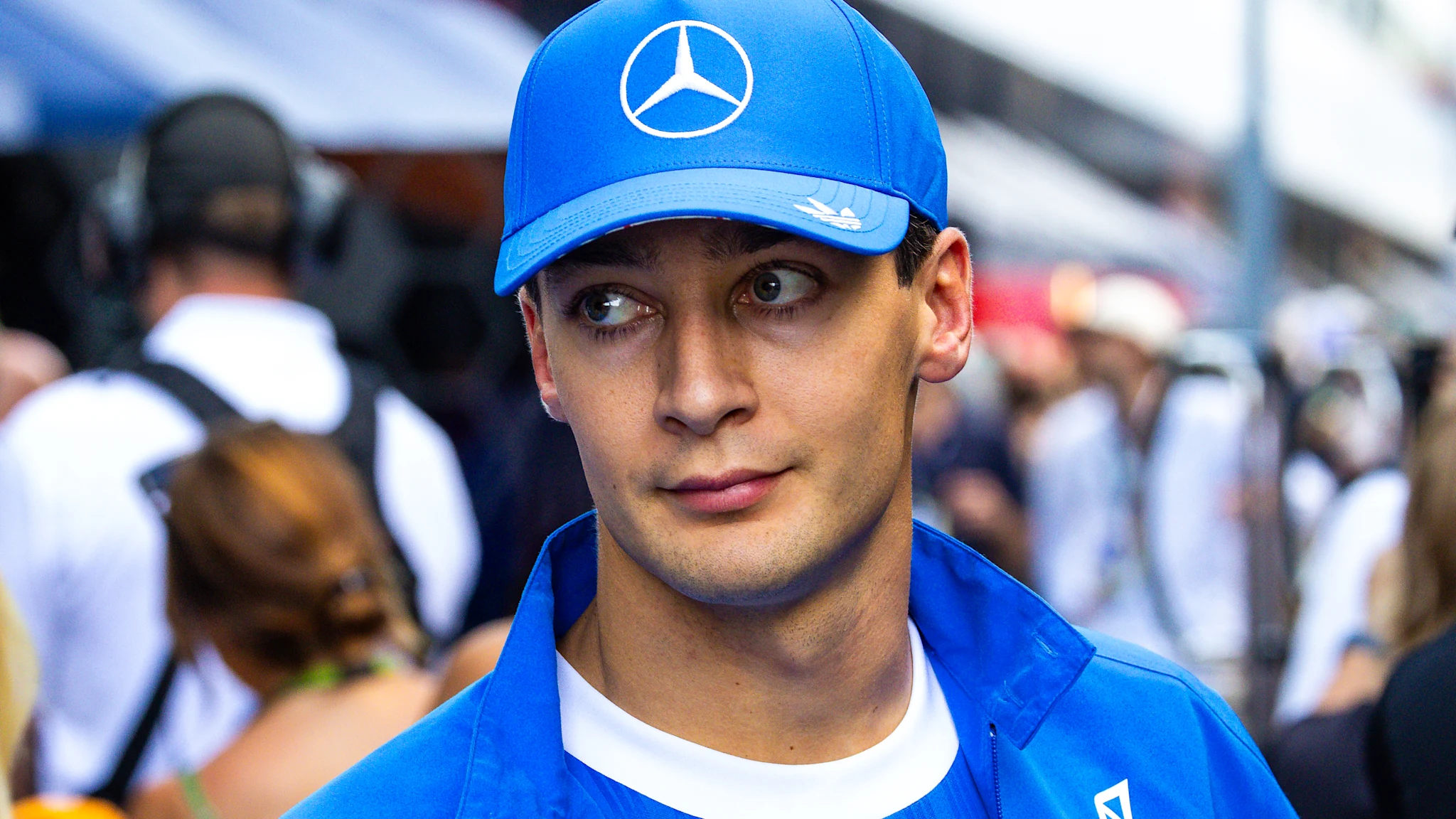Russell and Mercedes perplexed by speed deficit at Silverstone thumbnail